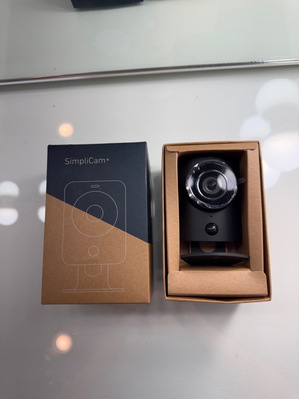 SimpliSafe SimpliCam Black Indoor Security Camera NEW